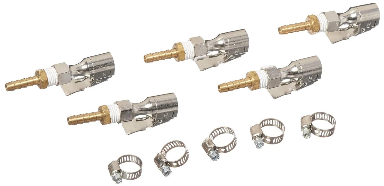 Mahle NitroPRO Clip-On Valved Air Chuck Kit (5 Pack) (355 80106 00) — product image 3