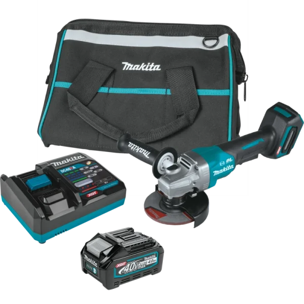 MAKITA 40V max XGT Brushless Cordless Paddle Switch Angle Grinder Kit (GAG03M1)