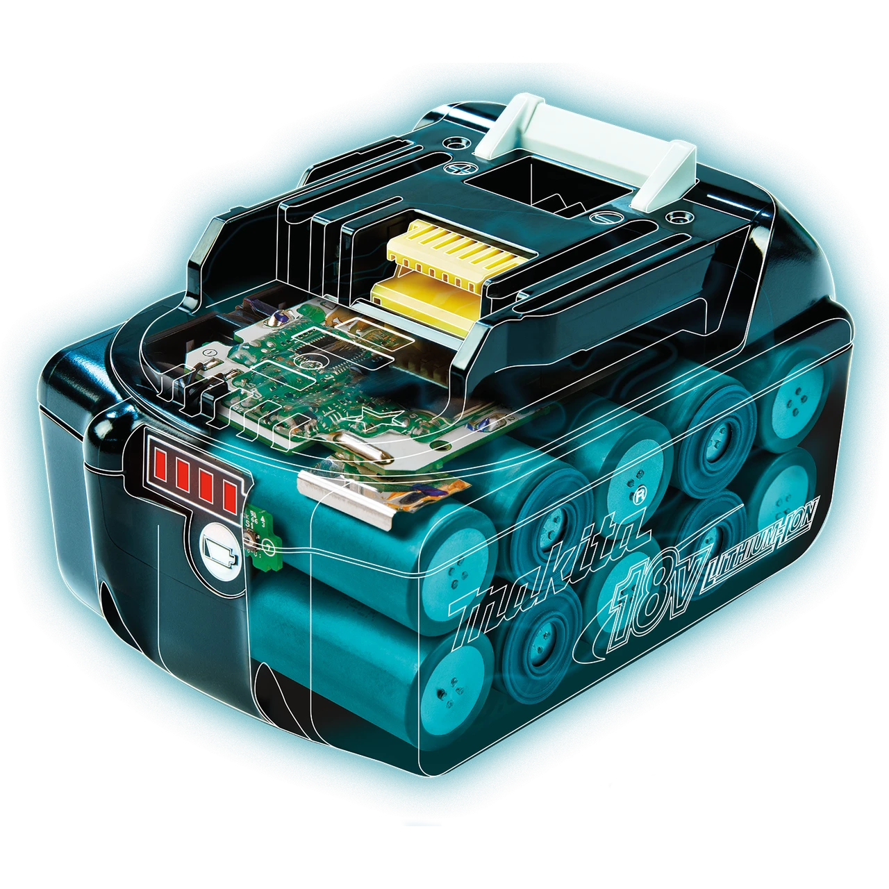 Makita BL1850B-2 18V LXT Lithium-Ion 5.0Ah Battery Twin Pack — product image 3