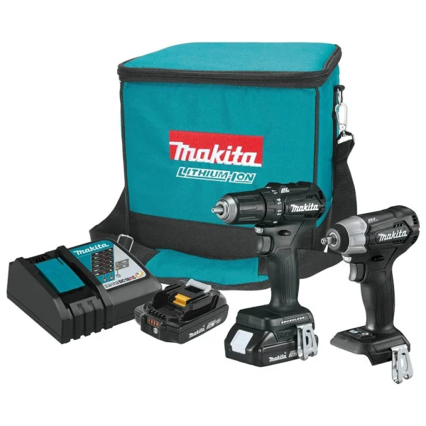 Makita CX201RB 18V Li-Ion Compact Drill/Impact Driver Combo Kit