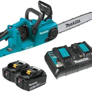 Makita XCU03PT 18V X2 (36V) LXT Lithium-Ion Brushless Cordless 14" Chain Saw Kit, Teal