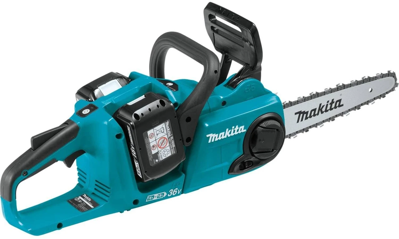 Makita XCU03PT 18V X2 (36V) LXT Lithium-Ion Brushless Cordless 14" Chain Saw Kit, Teal — product image 4