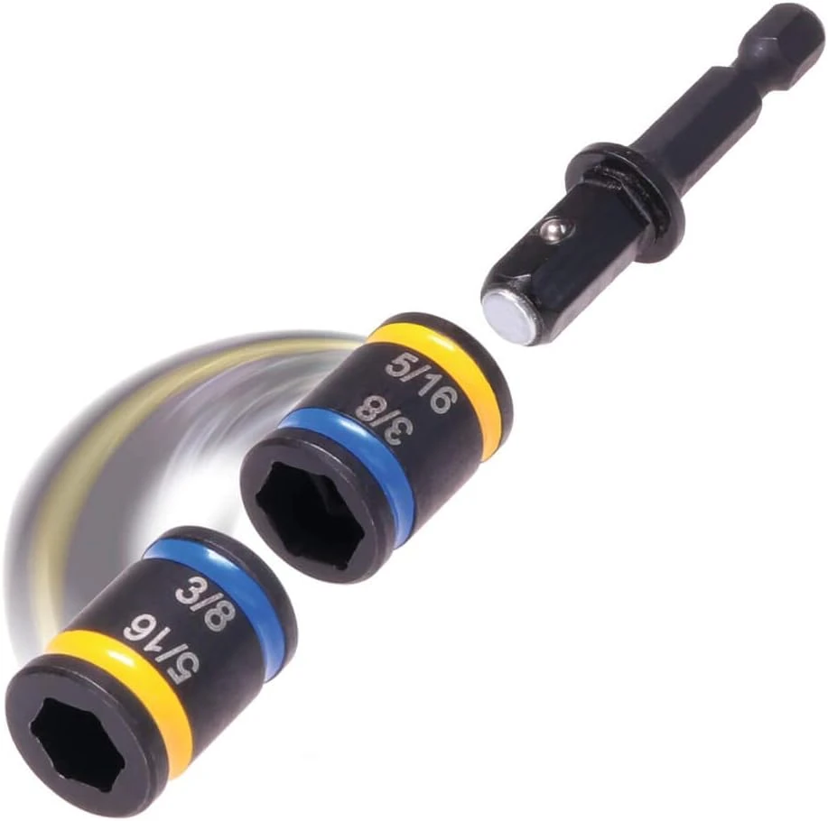 Malco Tools 5/16" & 3/8 X 2" Dual Sided Hex Driver Cleanable, Reversible (MSHC1)