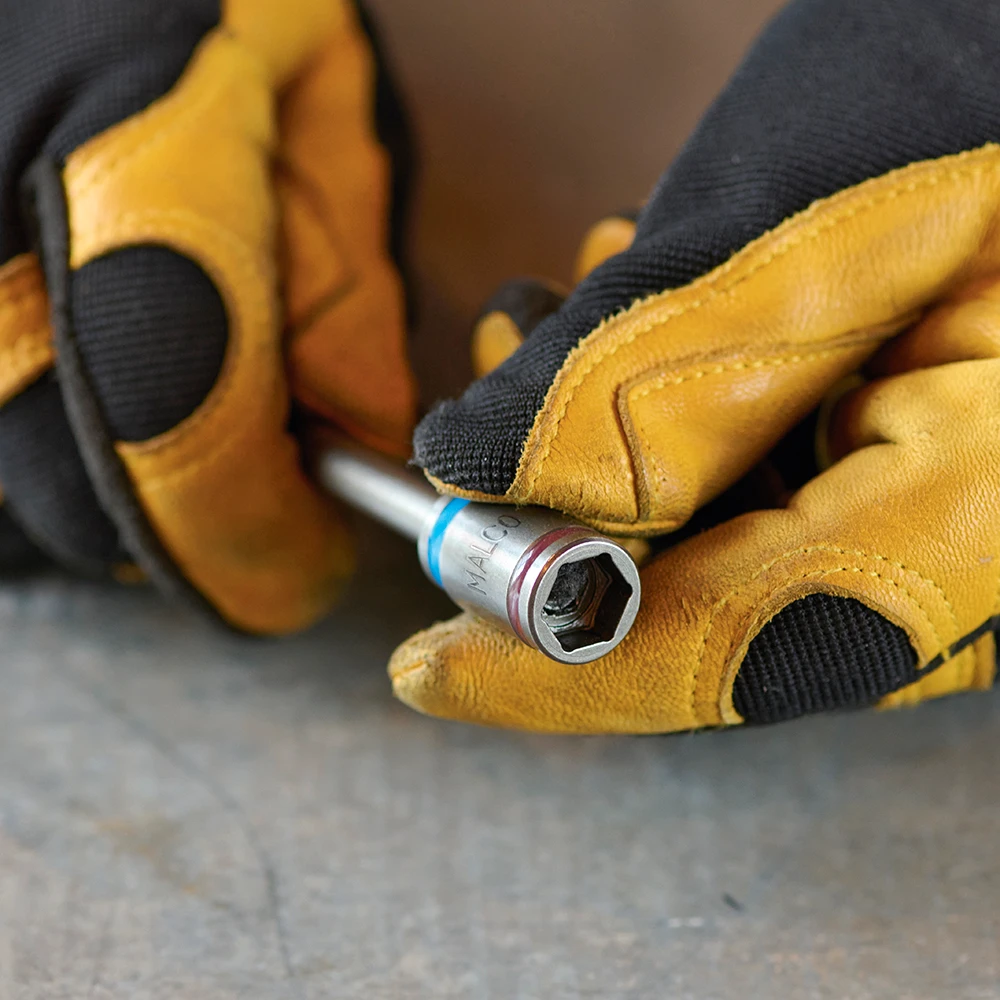 Malco Tools C-Rhex Cleanable,Reversible Magnetic Hex Driver, 3/8" & 7/16" (MSHXLC3) — product image 4
