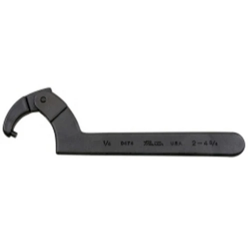 Martin Tools 2 X 4.75"" Hook Spanner Wrench Adjustable High Carbon Steel (474)"