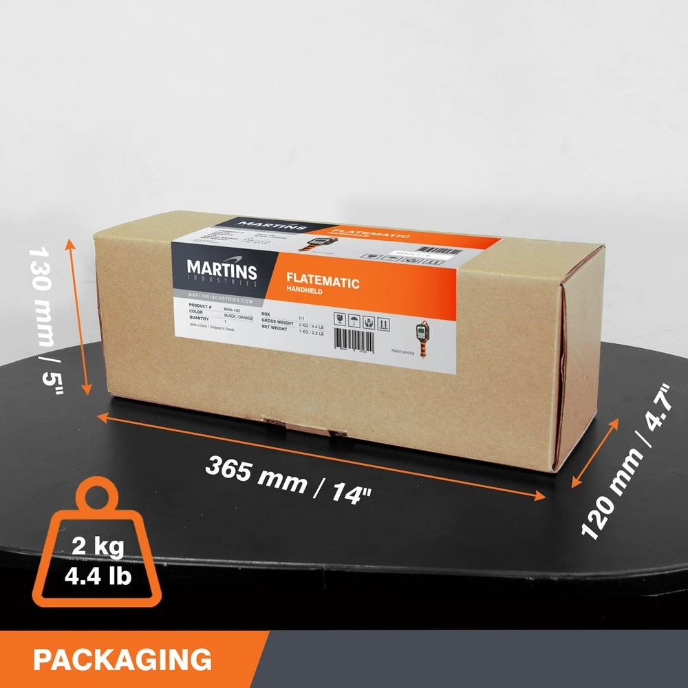 Martins Industries Flatematic Handheld Automatic Tire Inflator (MHA-100) — product image 5