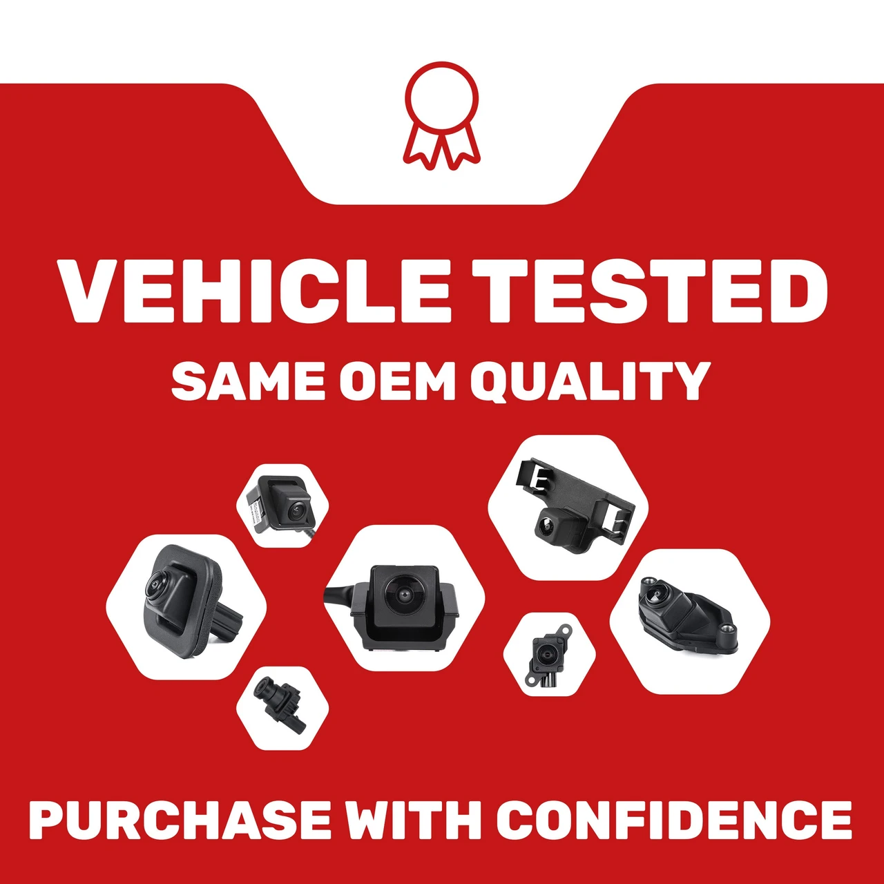 Master Tailgaters Ford Edge (2011-2012) OEM Replacement Backup Camera OE Part # BT4Z-19G490-A, BT4Z-19G490-B (MC-FED11OE) — product image 6
