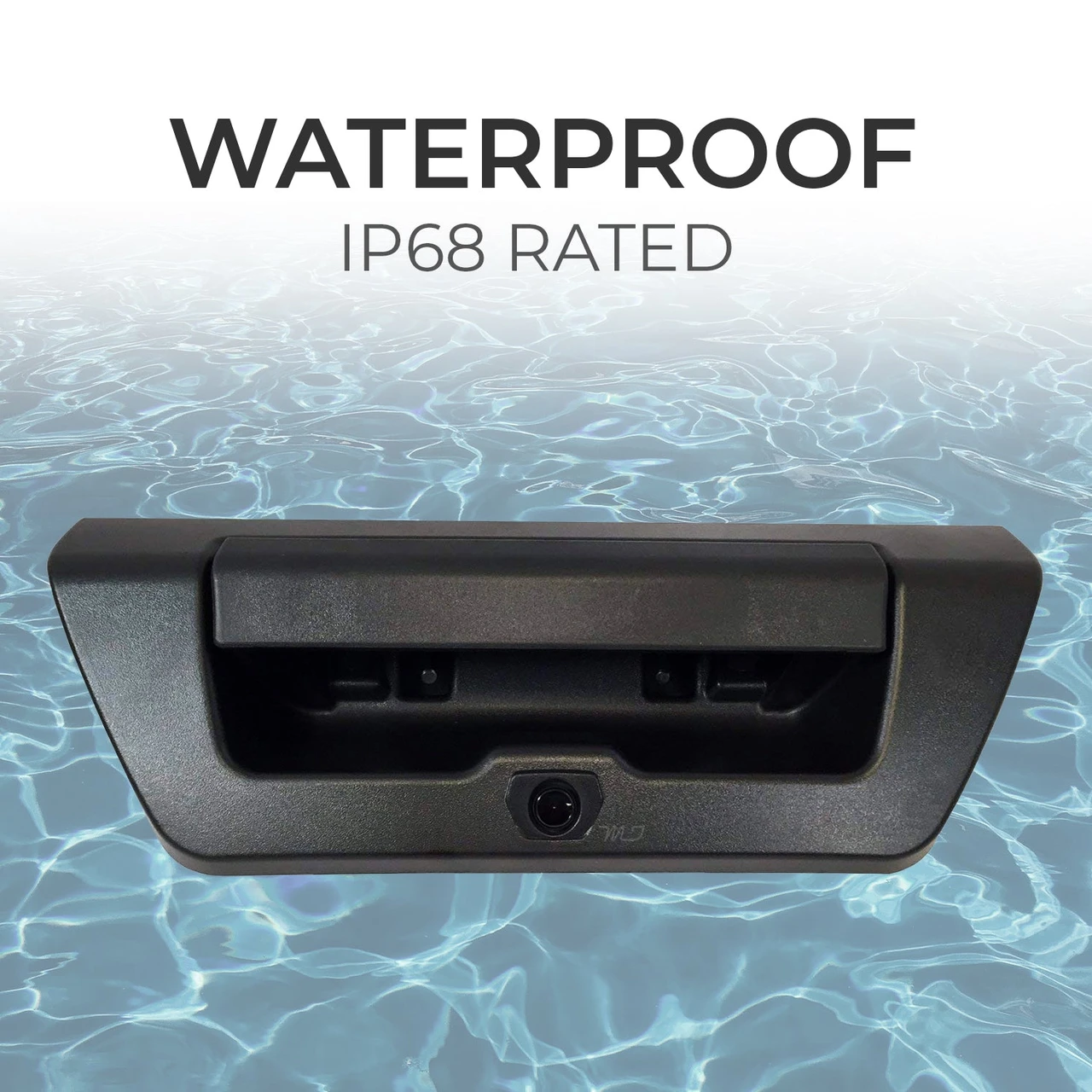 Master Tailgaters Ford F150 (2015-2017) Black Replacement Tailgate Handle with Backup Camera (No Key Hole) (MT-F15015B-KHP) — product image 3