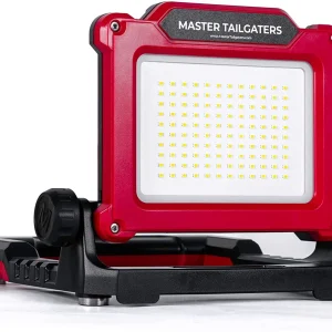 Master Tailgaters LED Work Flood Light Compatible for Black & Decker, Porter Cable, Stanley 18v-20v Battery (ML-FBDPS03)