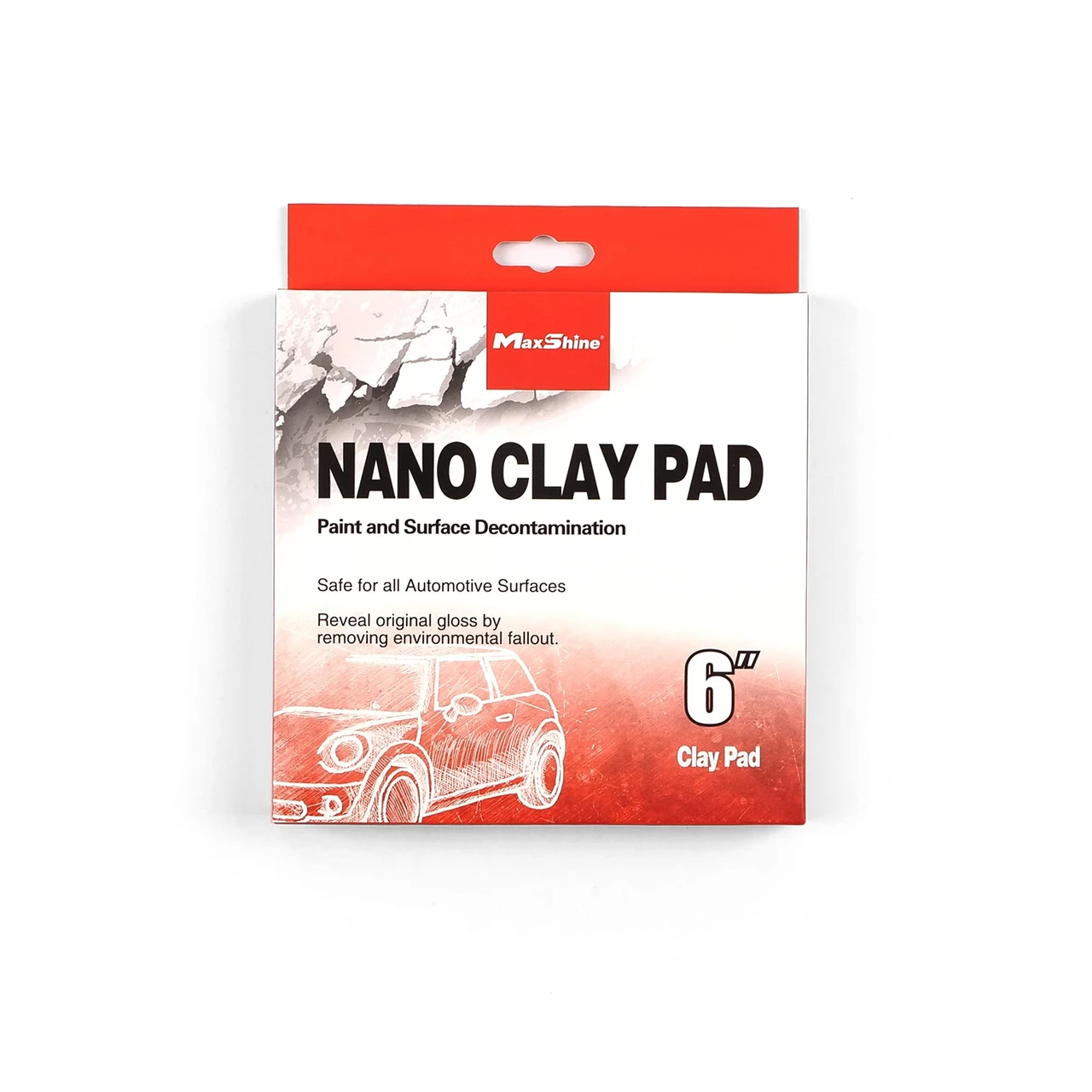 Maxshine 2042150 Clay Bar Pad - 6 Inch Mid Grade, Clay Bar Applicator, Single — product image 4