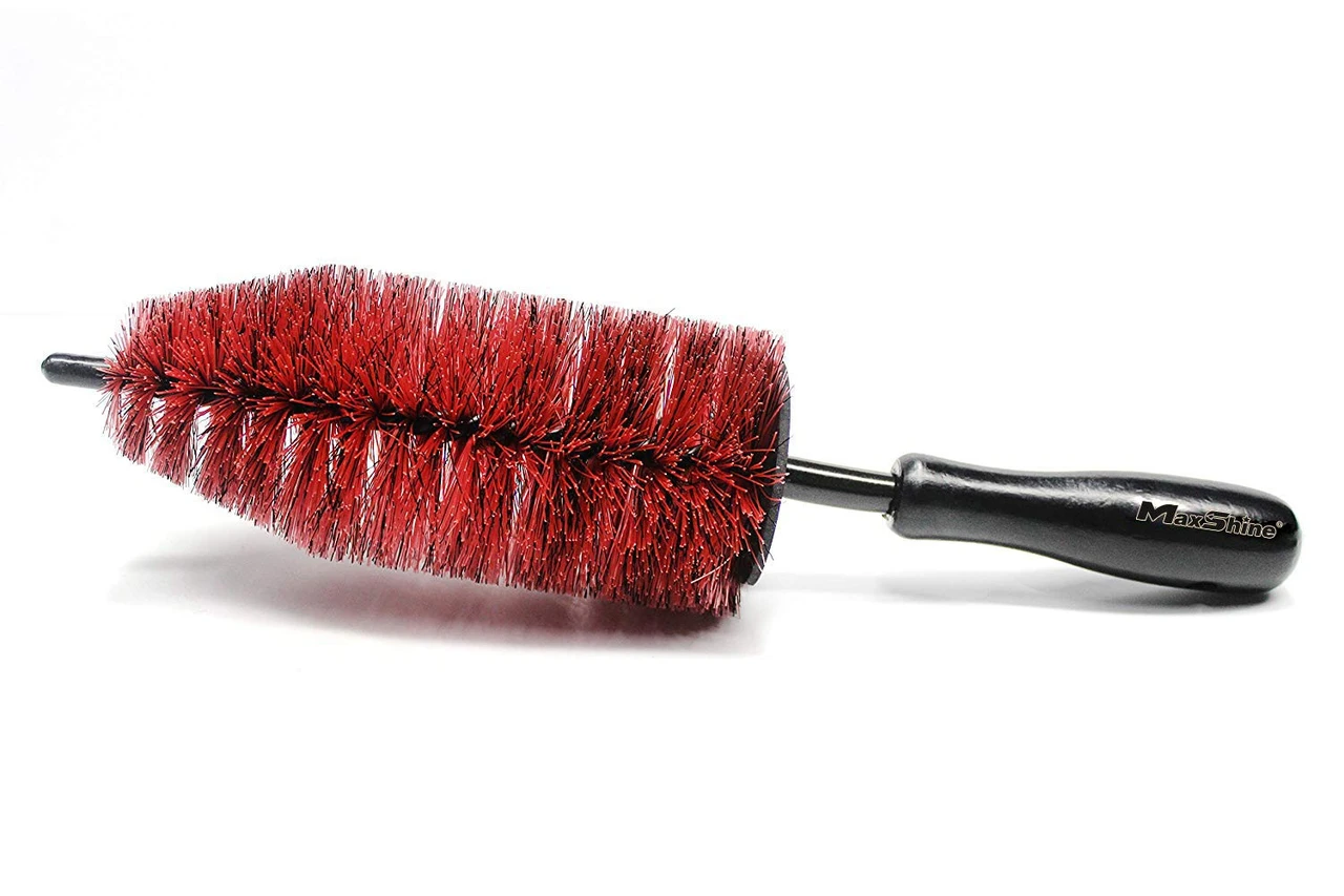 Maxshine 7011012 PP-Short Handle Car Wheel & Rim Brush, Home/Office Clean Brush