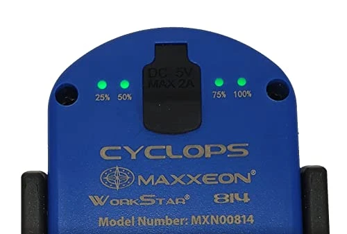 Maxxeon Blue WorkStar Cyclops Rechargeable LED Work Light (MXN00814) — product image 3
