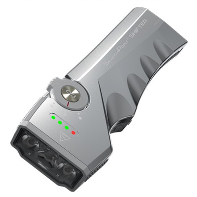Maxxeon SearchPoint SHIFTER Rechargeable Handheld Flashlight - STEEL (MXN04040)