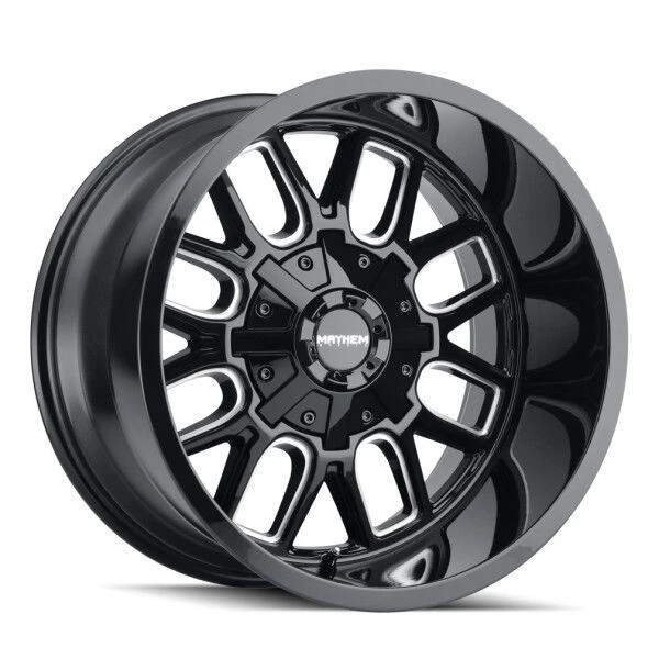 Mayhem Cogent Dually 8107 Gloss Black Wheels