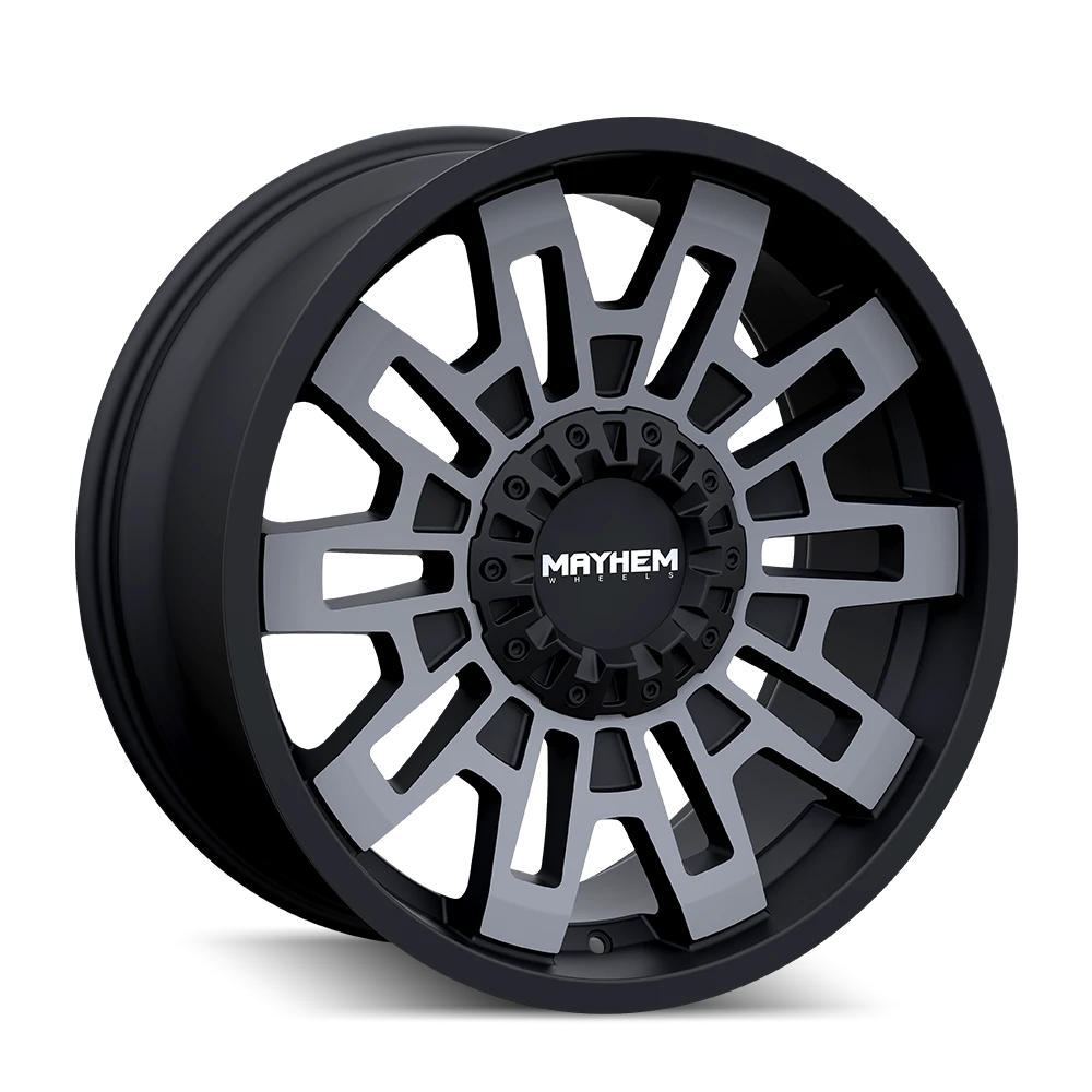 Mayhem Cortex 8113 Matte Black w/ Machined Dark Tint Wheels