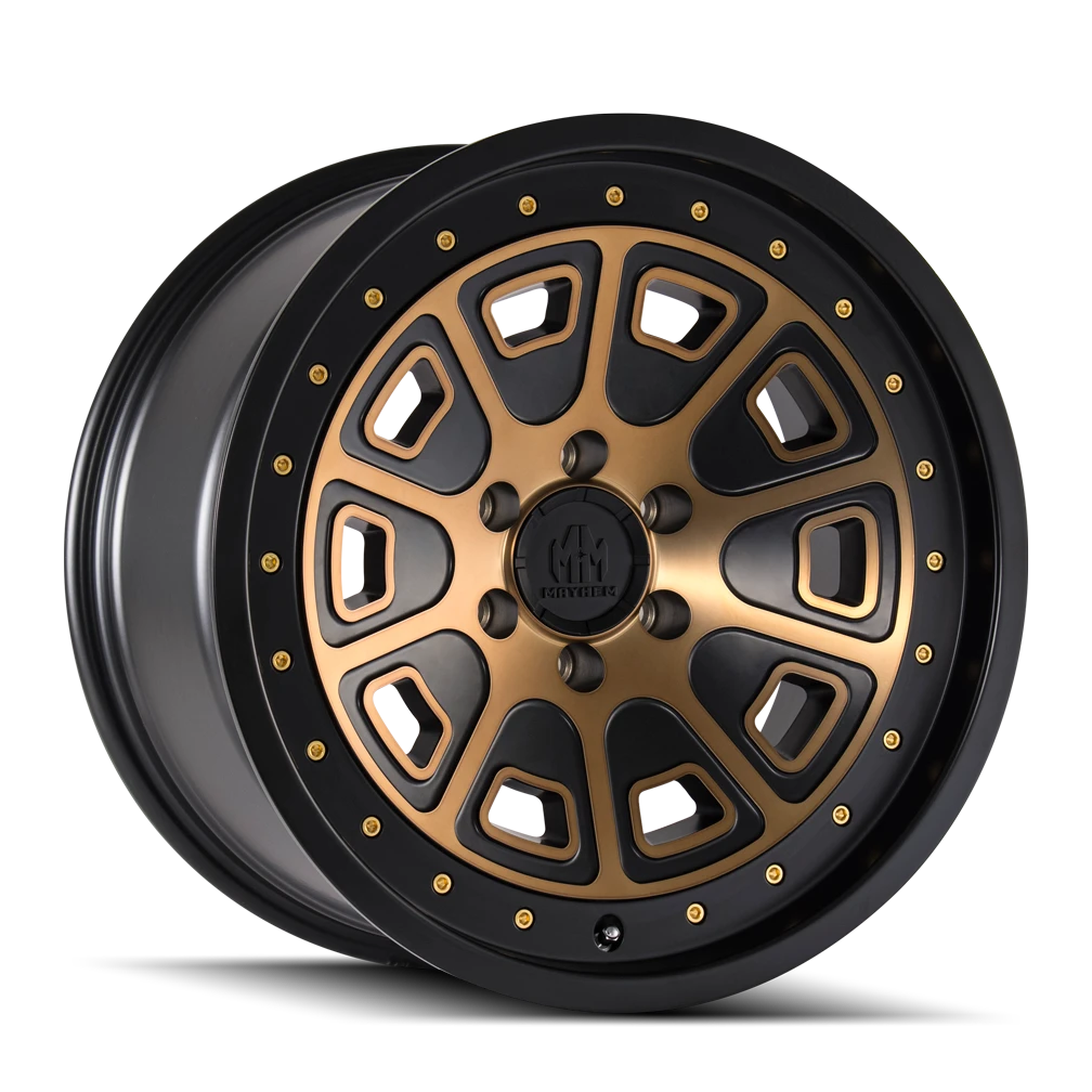 Mayhem Flatiron 8301 Matte Black Bronze Tint Wheels