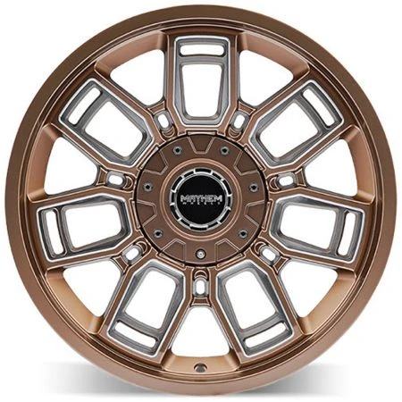 Mayhem Ordinance 8118 Matte Bronze Milled Wheels (8118-2937MZ, 8118-2952MZ) — product image 5