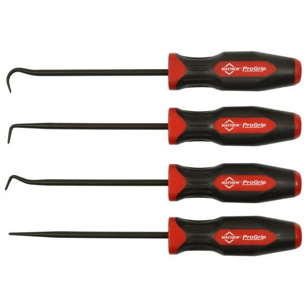 Mayhew 4-Pieces ProGrip Hook & Pick Set (13094)