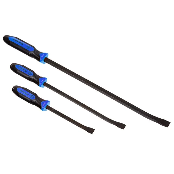 Mayhew 3-Pieces Blue Dominator Pro Curved Pry Bar Set (14071BL)
