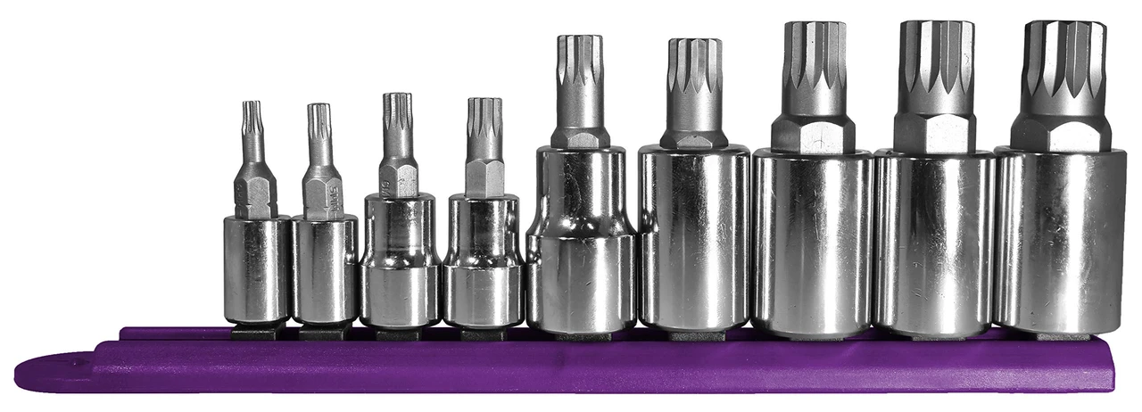 Mayhew 9-Pieces Triple Square Socket Bit Set (16024)