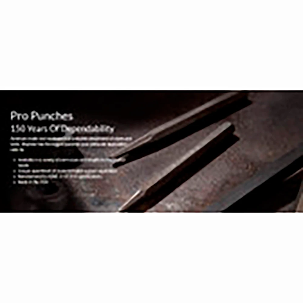 Mayhew 2.5mm Pin Width Metric Pin Punch (21242) — product image 3