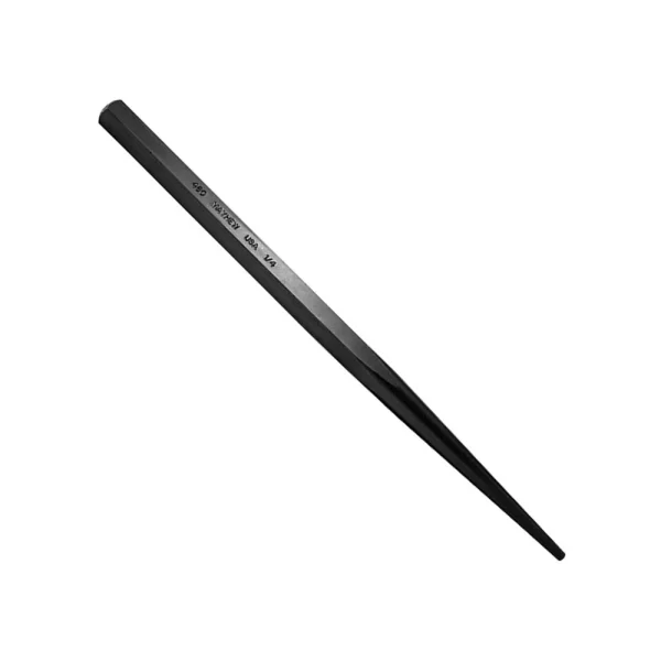 Mayhew 1/4" x 15" Black Oxide Finish Line-Up Punch (22005)