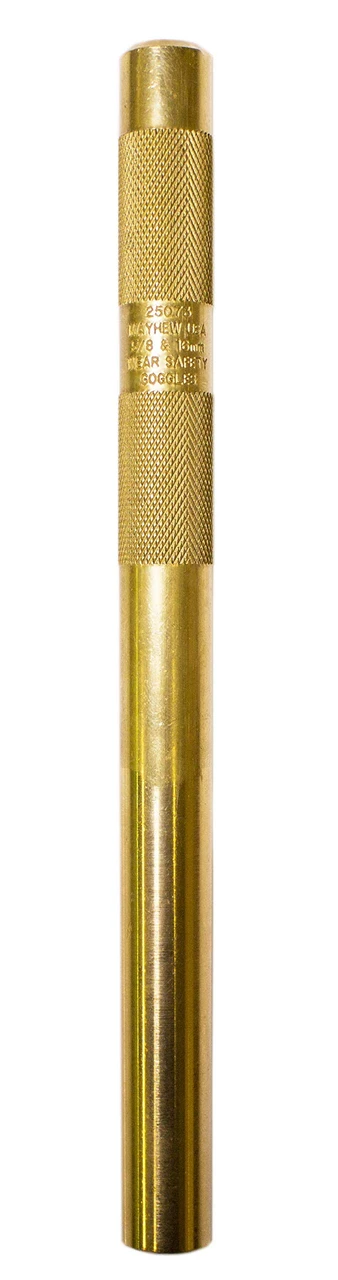 Mayhew 5/8-16mm x 8" Brass Drift Punch (25073) — product image 3