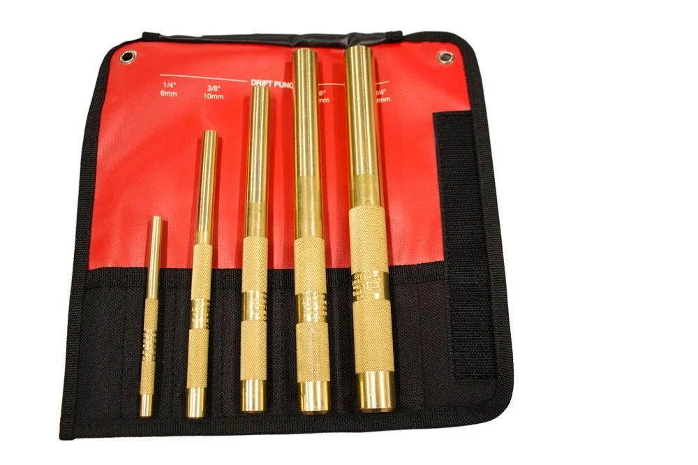 Mayhew 5-Pieces Brass Drift Punch Set (67003)