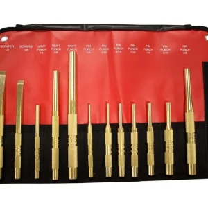 Mayhew 12-Pieces SAE Brass Punch & Scraper Set (67012)