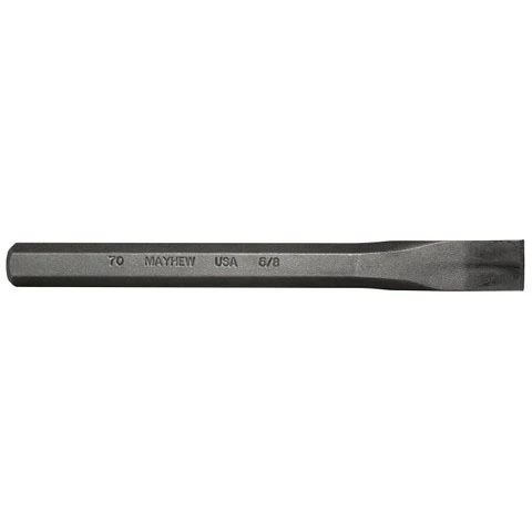 Mayhew 5/8" Blade Width Blast Finish Cold Chisel (70209)