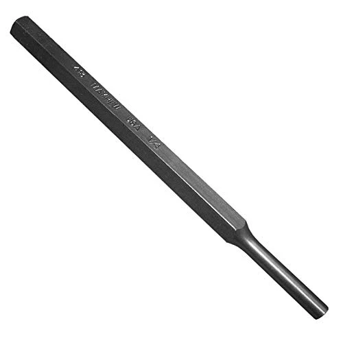 Mayhew 1/4" x 1-1/4" Hex Blast Finish Pin Punch (71005)