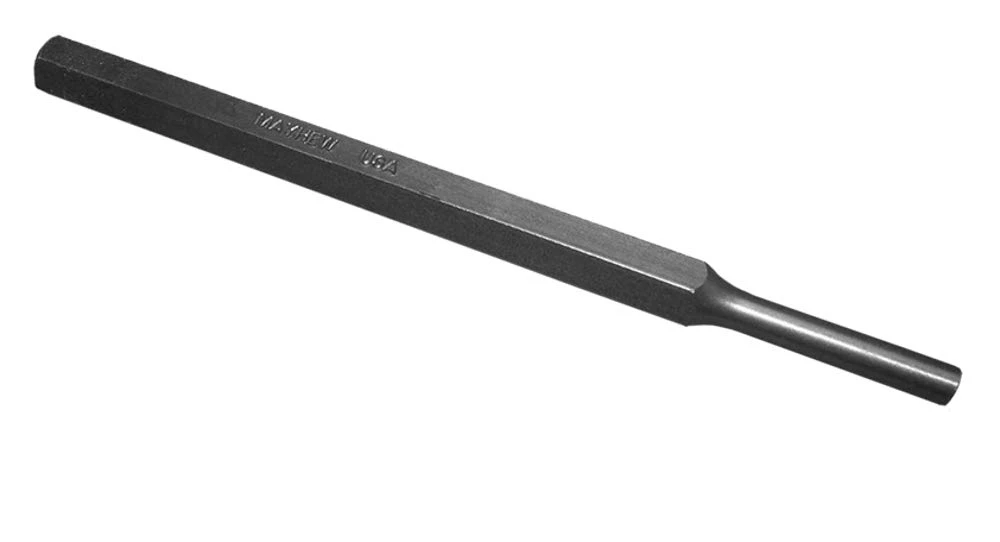 Mayhew 5/16" x 1-1/4" Hex Blast Finish Pin Punch (71019)