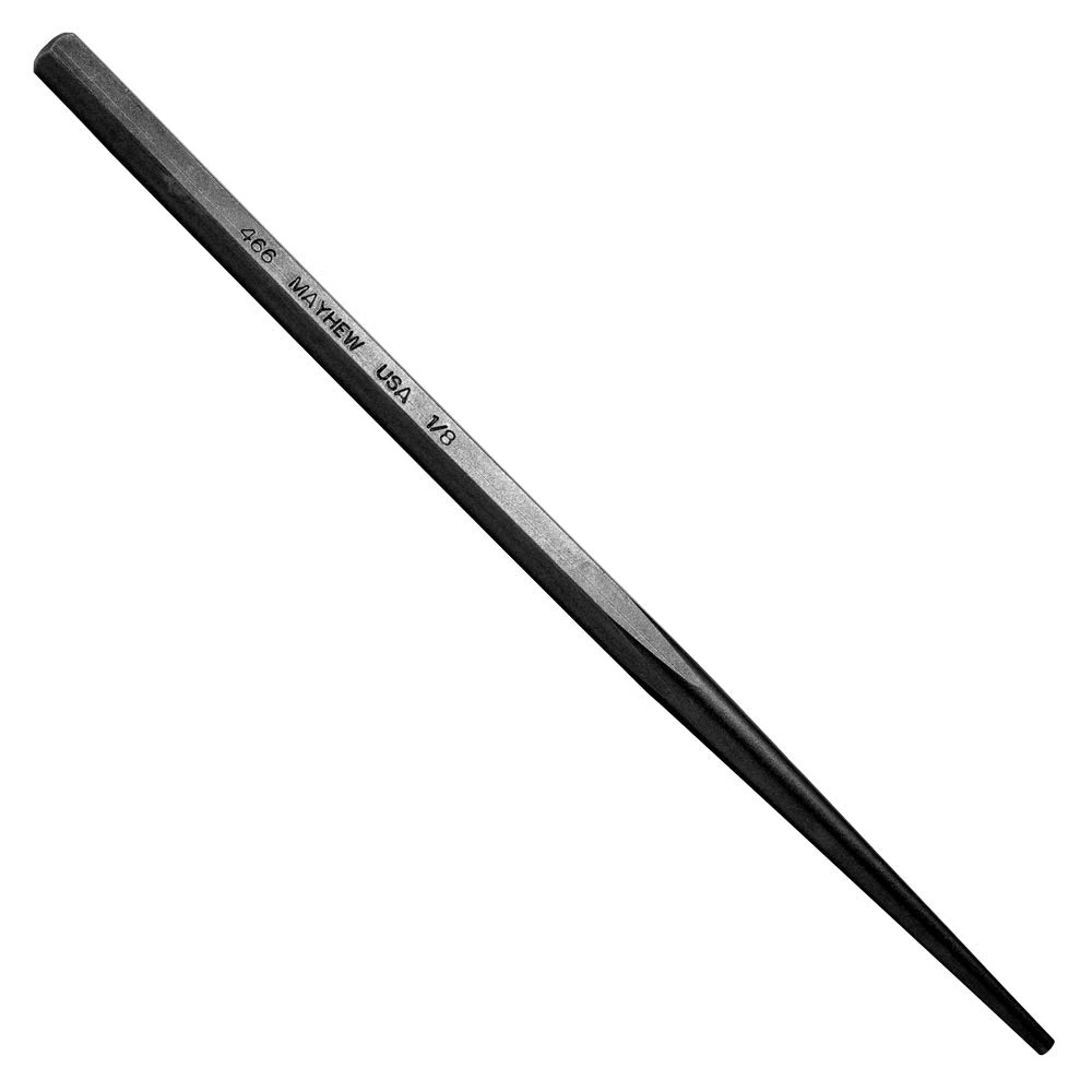 Mayhew 1/8" Point Width Hex Line-Up Punch (72010)