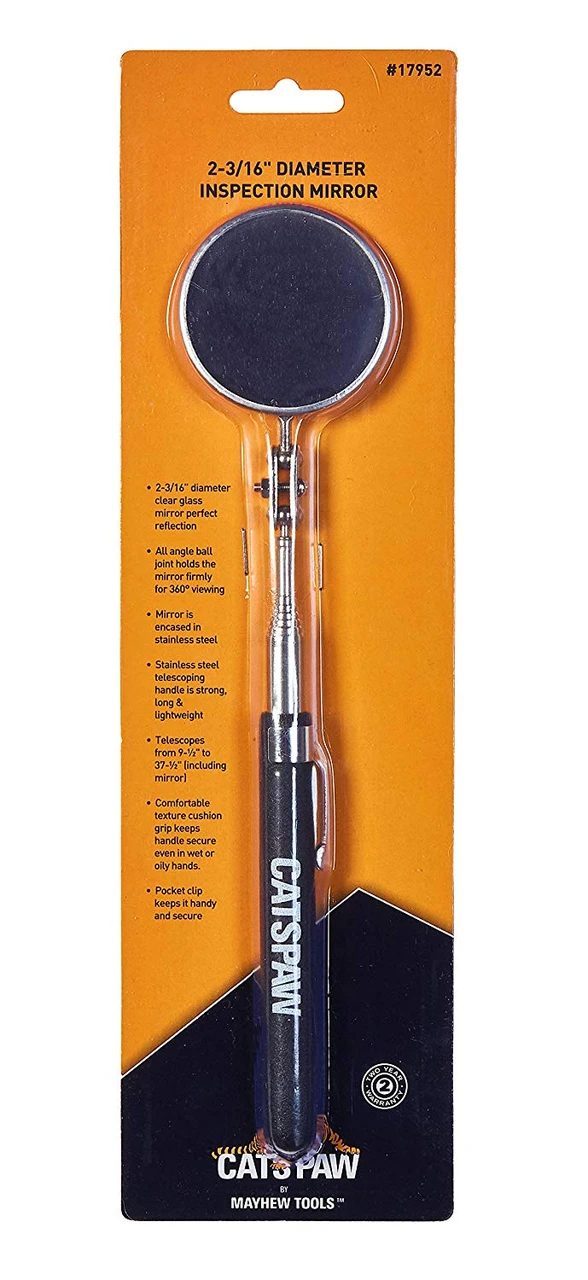 Mayhew Tools 17952 2-3/16 in. Diameter Inspection Mirror