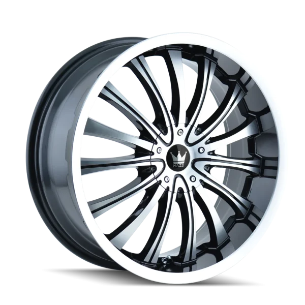 Mazzi Hype 351 Black/Machine Wheels (JB-DS-WHL-351-2918B, JB-DS-WHL-351-2937B)