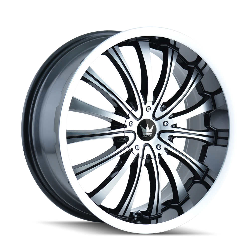 Mazzi Hype 351 Black/Machine Wheels (JB-DS-WHL-351-2918B, JB-DS-WHL-351-2937B)