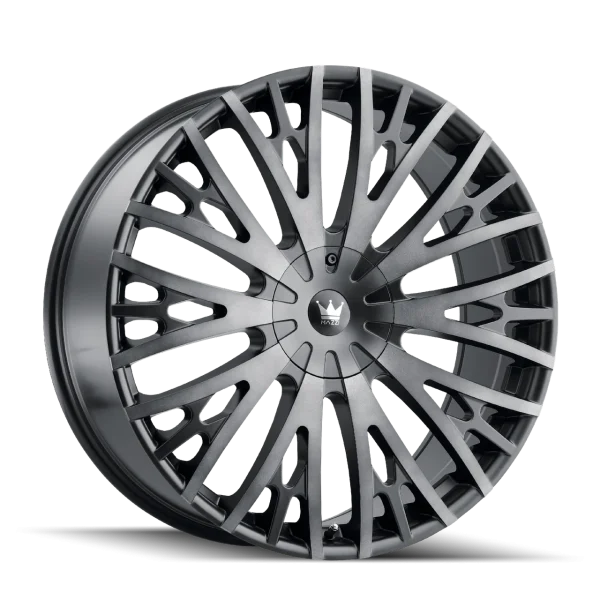 Mazzi Twist Tie 373 Matte Black Machined with Dark Tint Wheels