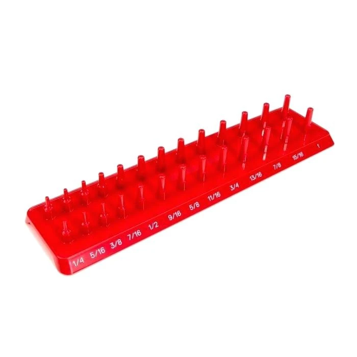 Mechanics Time Saver Red 3/8" SAE Frict Peg Socket Holder (PSH38S-RED)