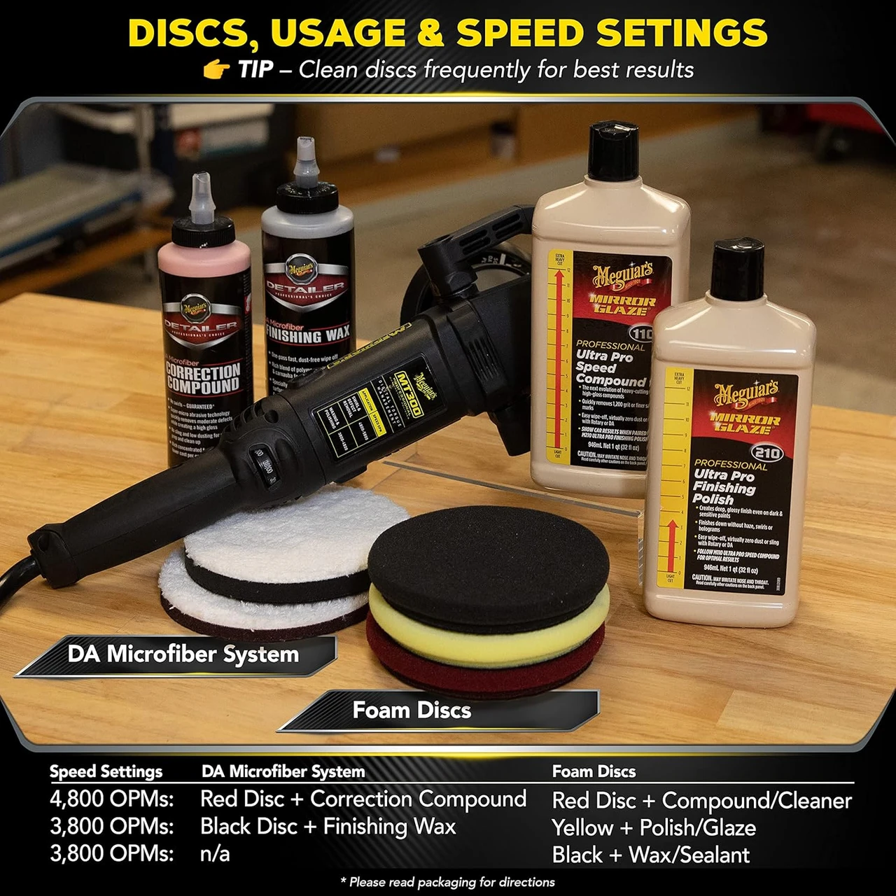 Meguiar's MT300 Professional Dual Action Variable Speed Polisher, 120 Volt — product image 6