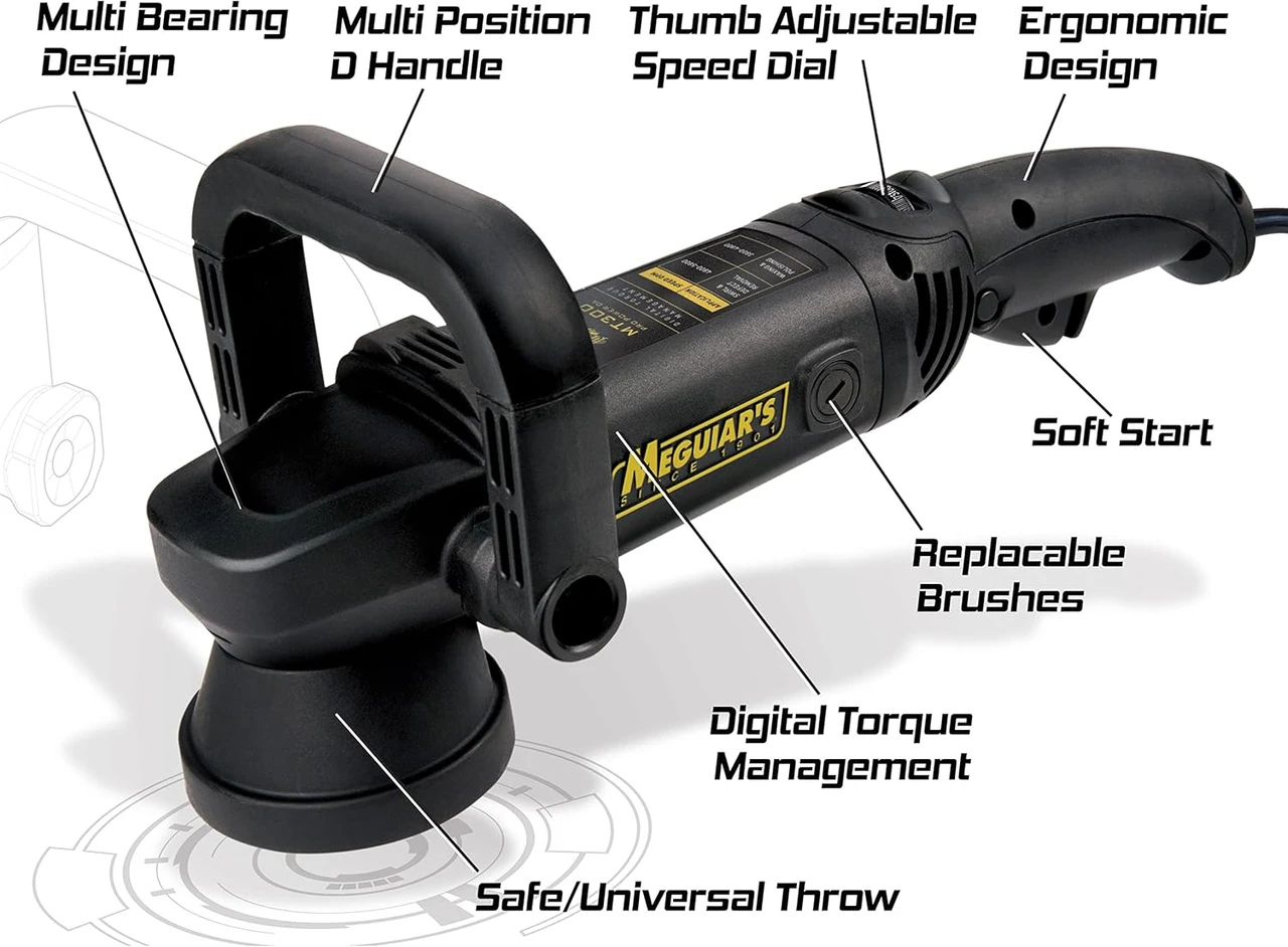 Meguiar's MT300 Professional Dual Action Variable Speed Polisher, 120 Volt — product image 8