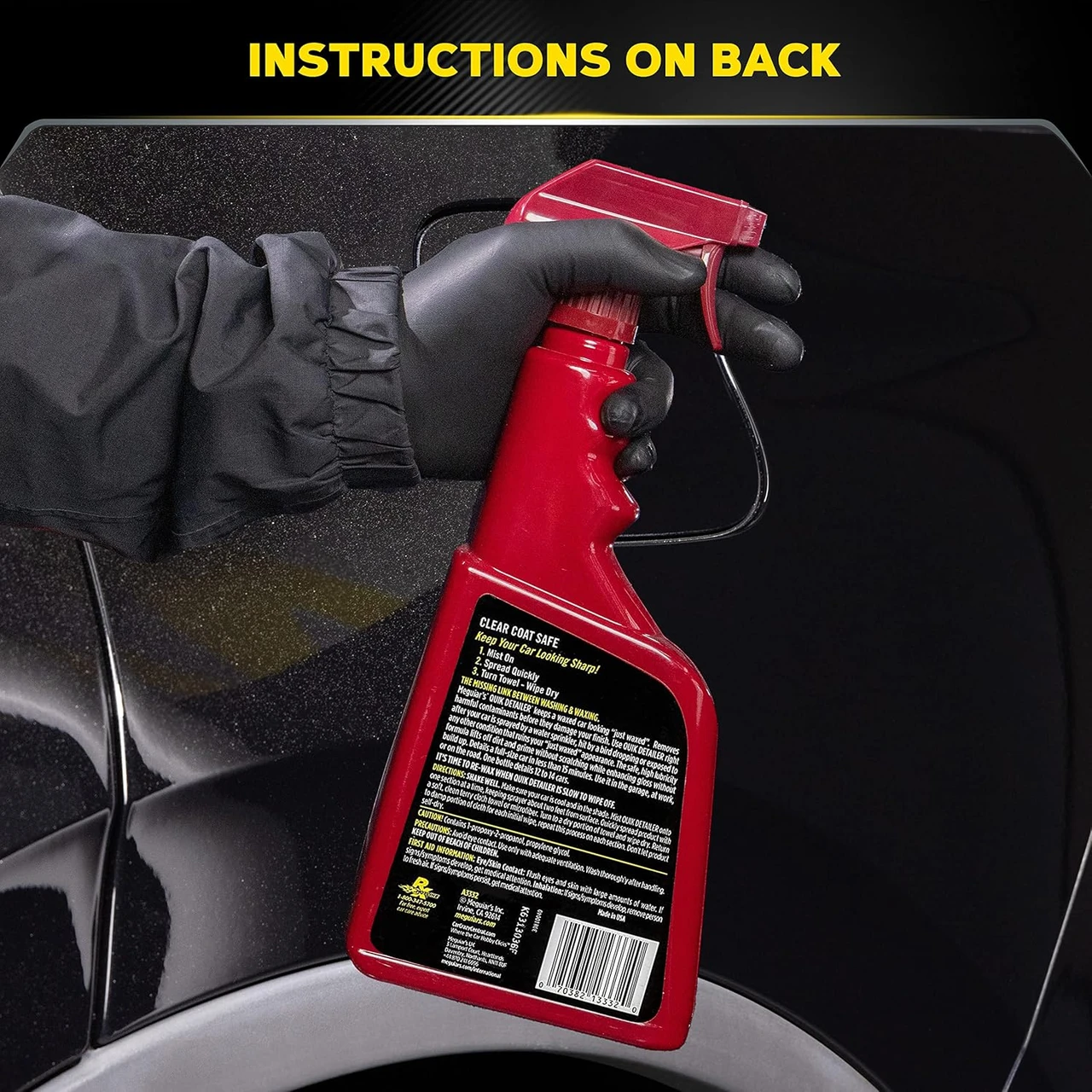 Meguiar's Quik Detailer Spray 32 oz (A3332) — product image 7