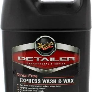 Meguiar's Rinse Free Express Wash & Wax 1 Gallon (D11501)