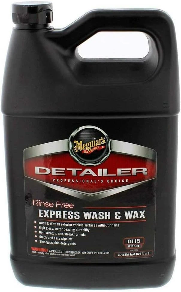 Meguiar's Rinse Free Express Wash & Wax 1 Gallon (D11501)