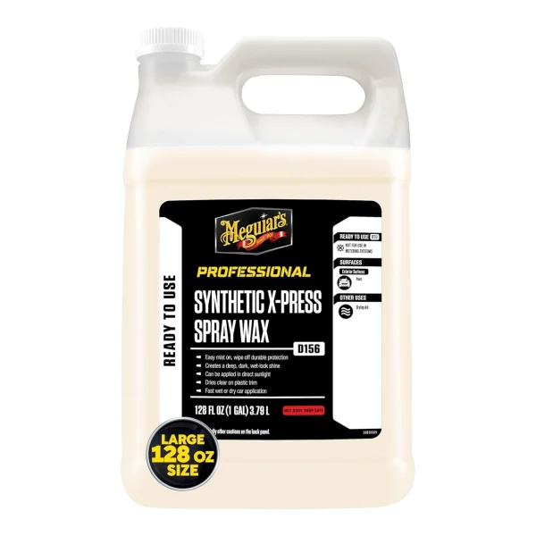 Meguiar's Synthetic X-Press Spray Wax 1 Gallon (D15601)