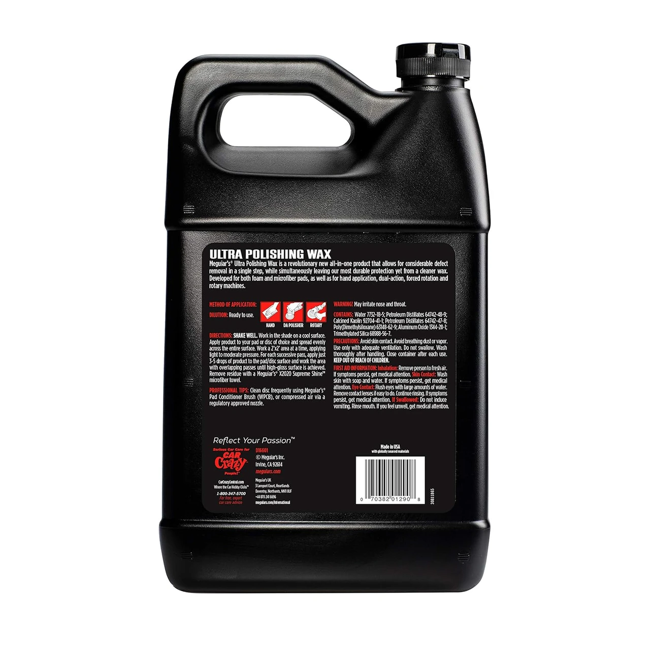 Meguiar's Ultra Polishing Wax 1 Gallon (D16601) — product image 3