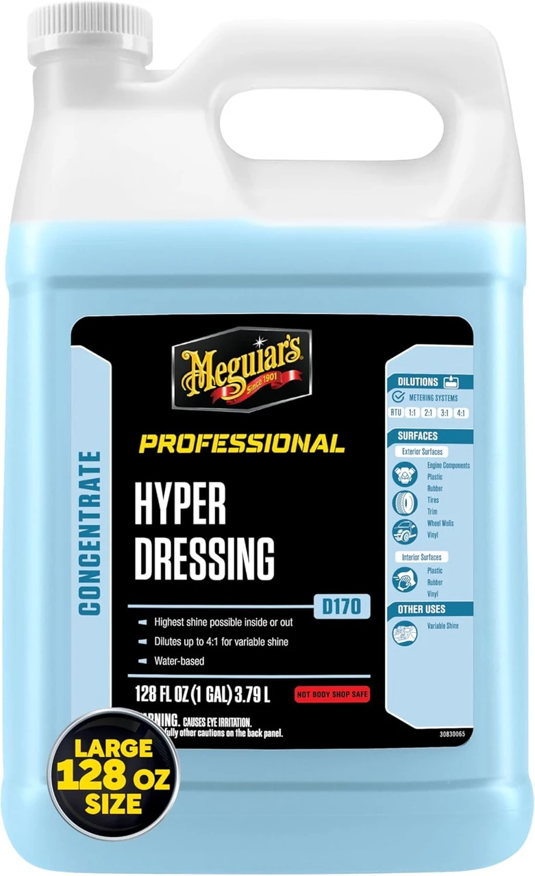 Meguiar's Hyper Dressing 1 Gallon for Tires & Trim (D17001)