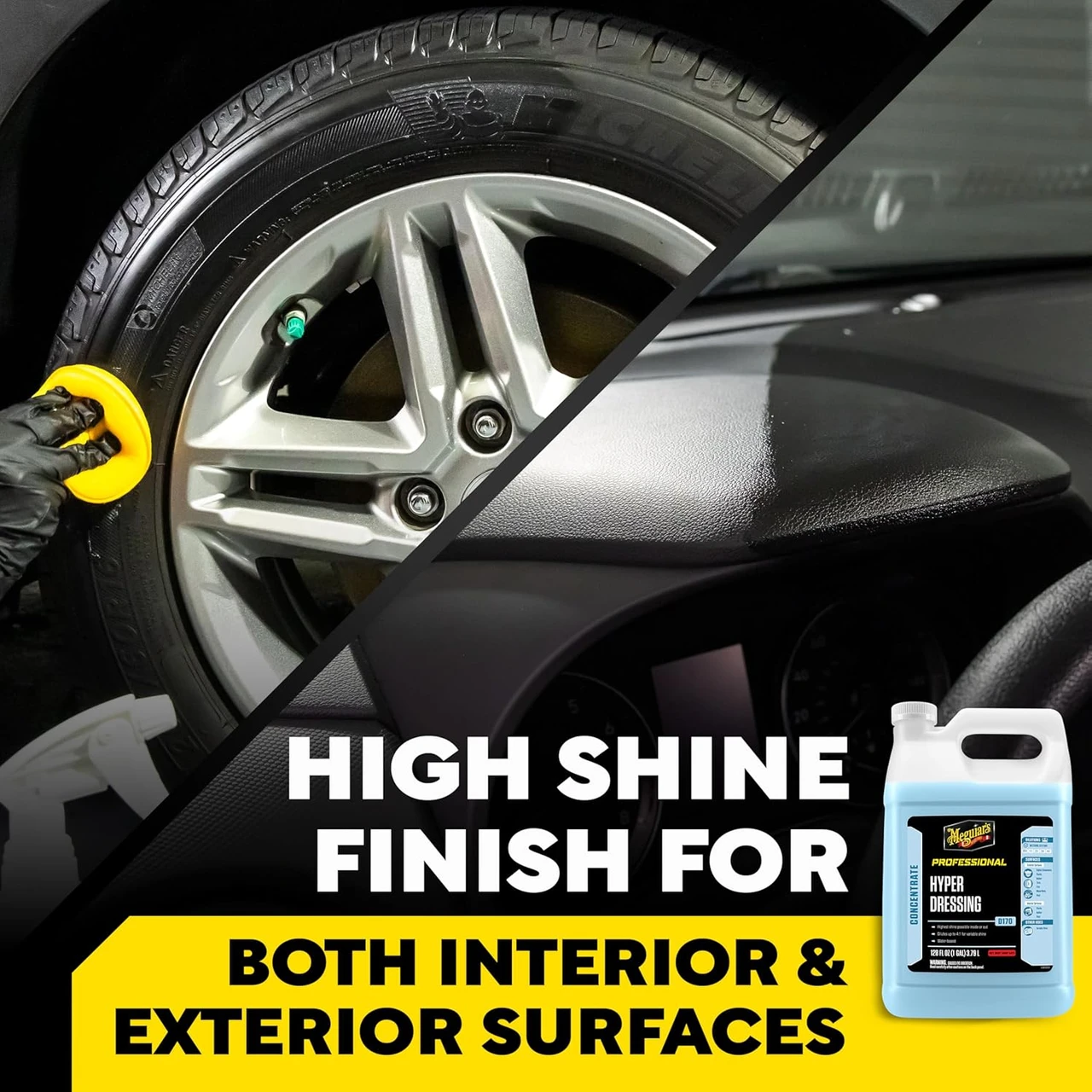 Meguiar's Hyper Dressing 1 Gallon for Tires & Trim (D17001) — product image 4