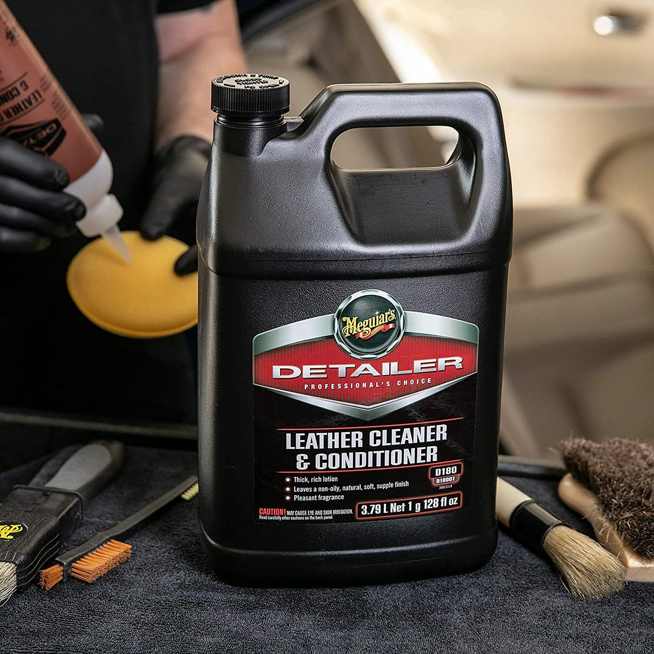 Meguiar's Leather Cleaner & Conditioner Gallon (D18001) — product image 4