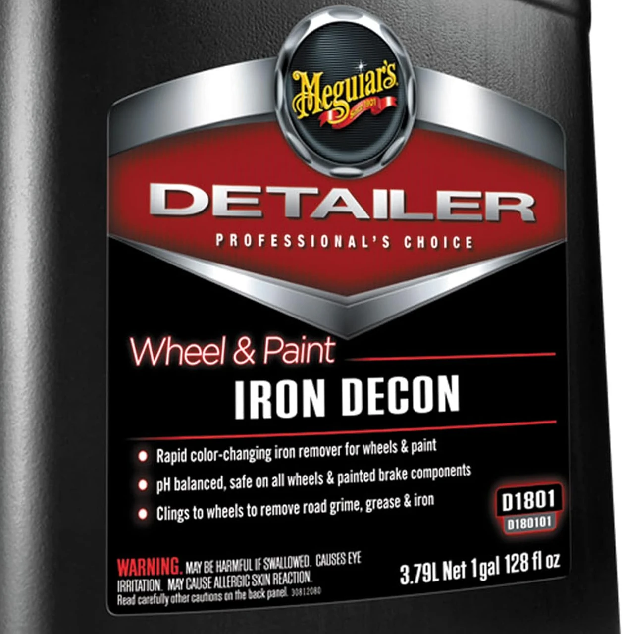 Meguiar's Wheel Paint Iron Decon Pro Strength Iron Remover 1 Gal (D180101) — product image 2