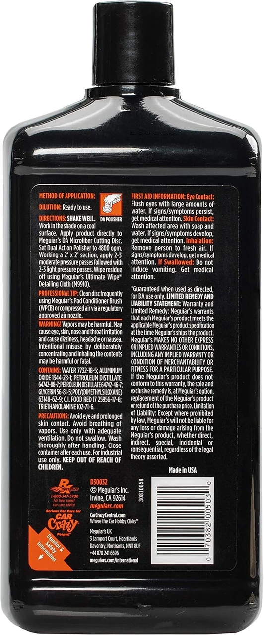 Meguiar's DA Microfiber Correction Compound 32 Oz (D30032) — product image 3